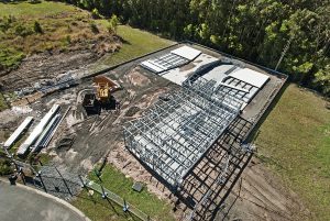 commercial steel shed construction sunshine coast