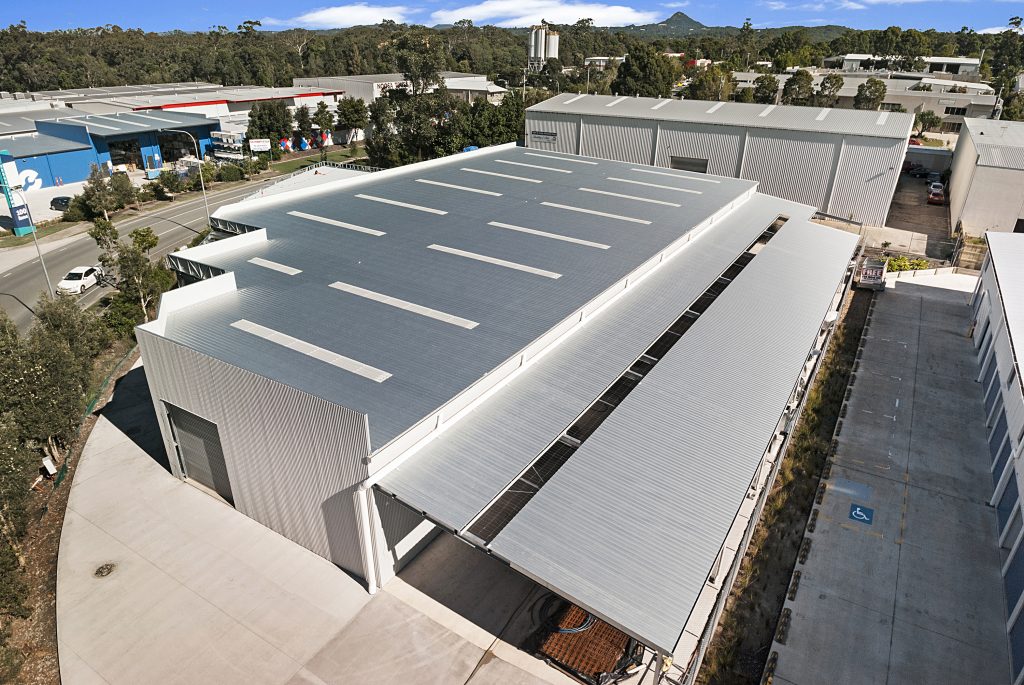 Warehouse Shed - steel warehouse built by Superior Garages and Industrials
