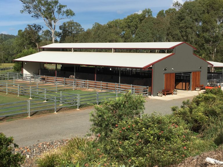 Barn Sheds - Superior Garages and Industrials built shed on the Sunshine Coast